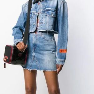 Heron Preston Denim Skirt